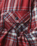 Men's Vintage Flannel - Bonfire Red Plaid